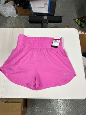 Nike Women's Dri-FIT One Ultra High-Waisted 3" Brief-Lined Shorts Playful Pink (